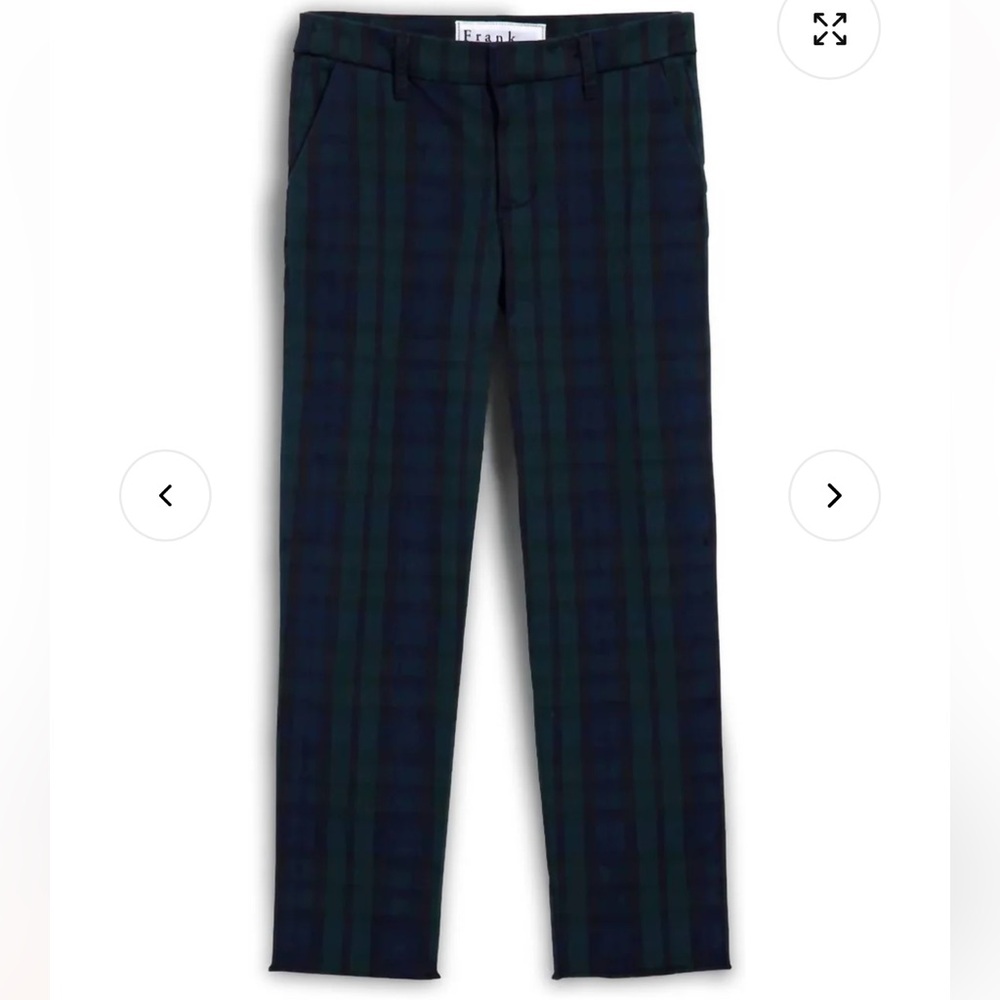 Frank & Eileen - Wicklow Chino Pants / Black Watch Plaid - Picture 8 of 9